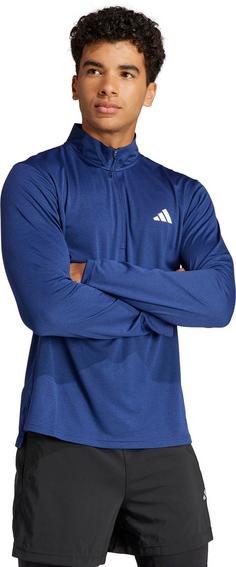 Rückansicht von adidas Training Essentials Funktionsshirt Herren dark blue