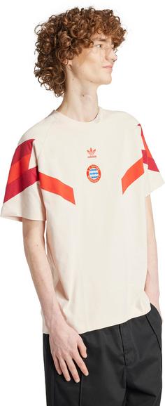 Rückansicht von adidas FC Bayern München Fanshirt Herren linen