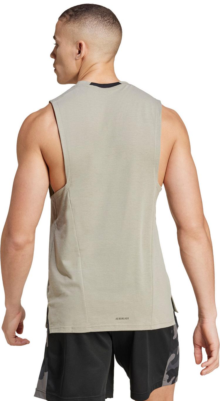 adidas adidas D4T Funktionstank Herren - silver pebble - 1 | SportScheck