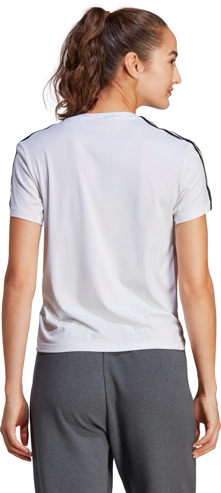 adidas adidas Training-Essentials 3Streifen Funktionsshirt Damen - white-black - 1 | SportScheck