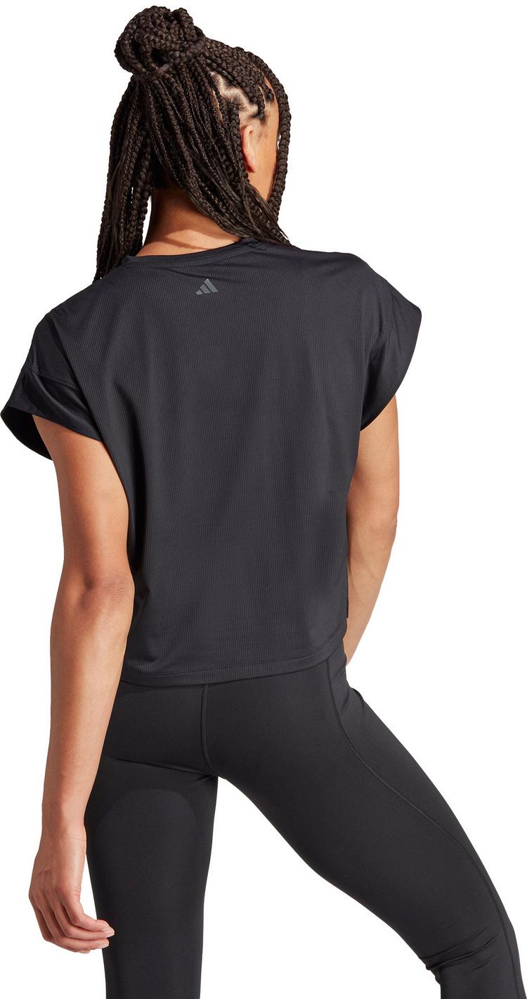 adidas adidas STUDIO Funktionsshirt Damen - black-grey six - 1 | SportScheck