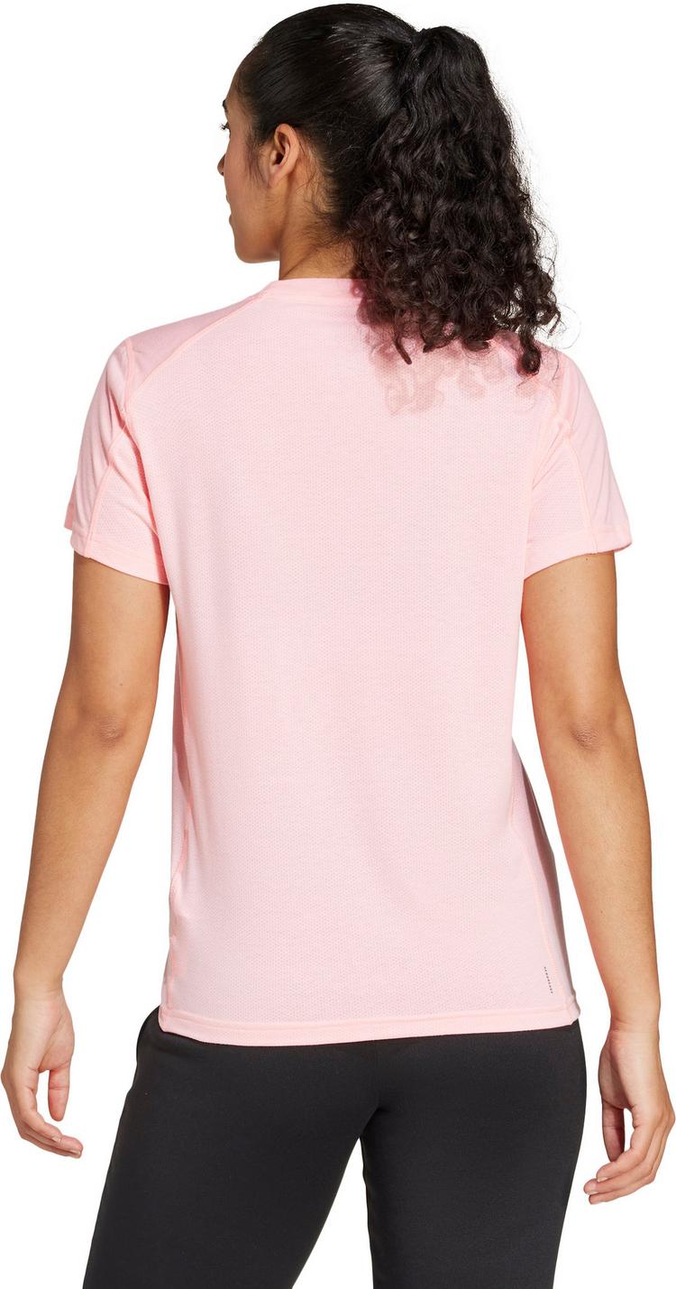 adidas adidas Training-Essentials Logo Funktionsshirt Damen - semi pink spark-pink spark - 1 | SportScheck
