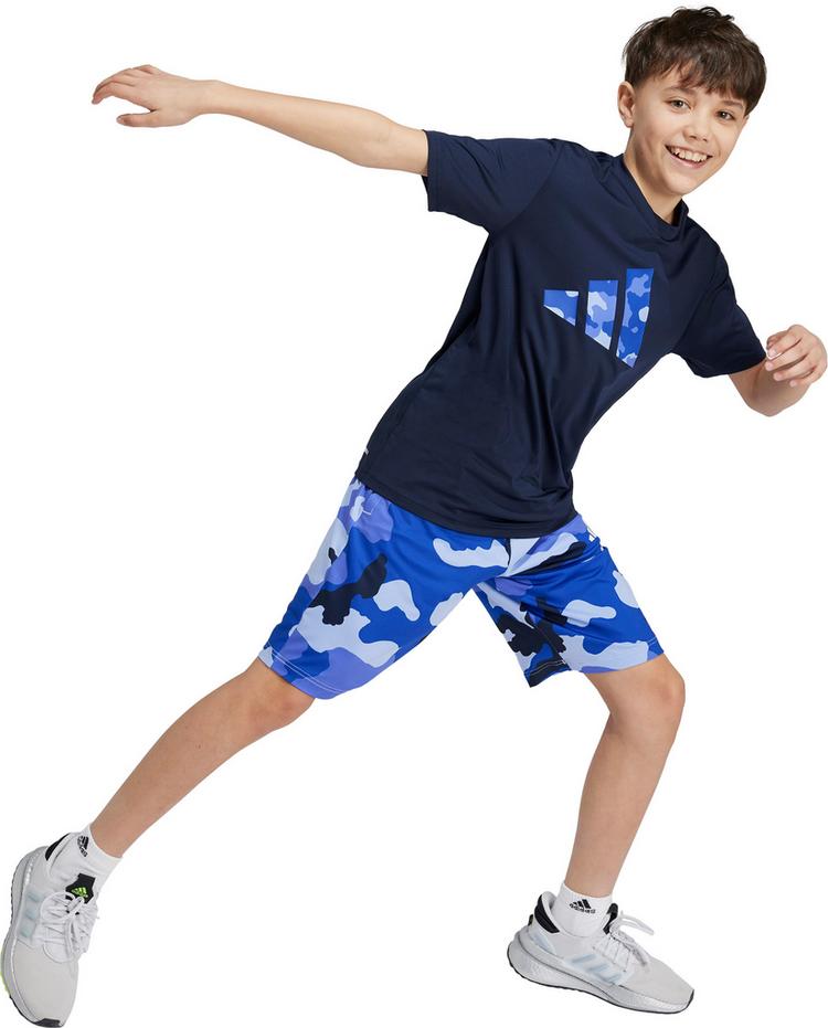 adidas adidas TRAIN ESSENTIALS 3 STRIPES Funktionsshirt Kinder - legend ink - 2 | SportScheck