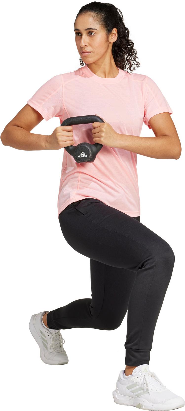 adidas adidas Training-Essentials Logo Funktionsshirt Damen - semi pink spark-pink spark - 2 | SportScheck