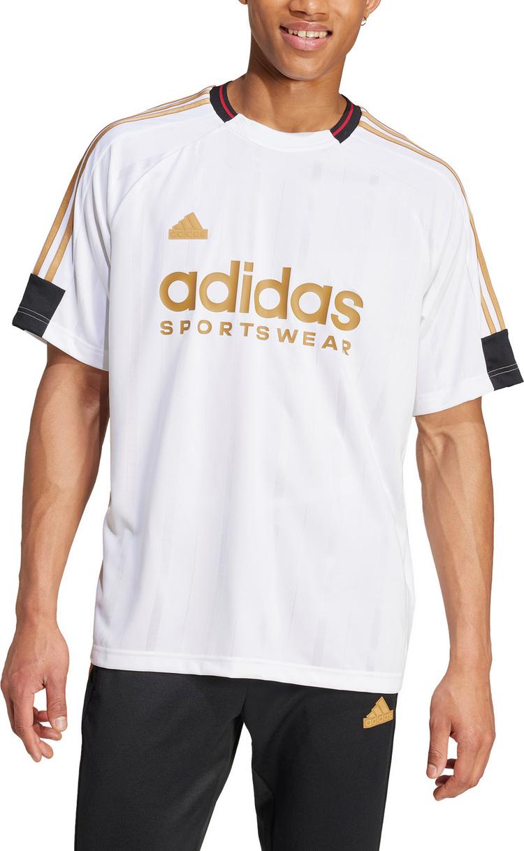 adidas adidas Tiro T-Shirt Herren - white-black-team victory red-st tan - 3 | SportScheck