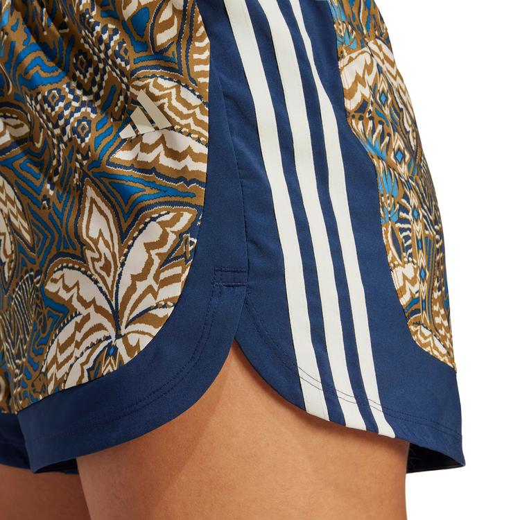 adidas adidas FARM Funktionsshorts Damen - crystal sand-bronze strata-focus blue - 3 | SportScheck