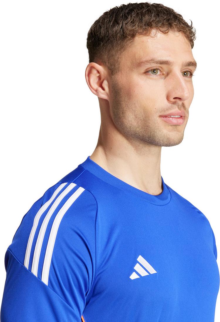 adidas adidas Tiro24 Funktionsshirt Herren - lucid blue-white-app solar red - 4 | SportScheck