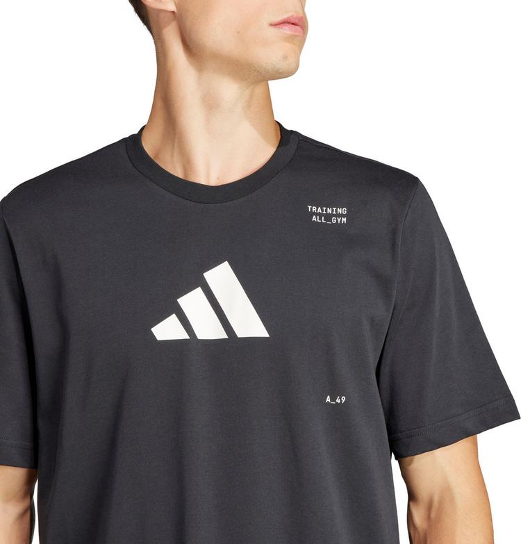adidas adidas Training CAT T-Shirt Herren - black - 4 | SportScheck