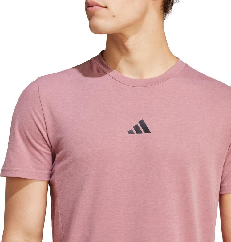 adidas adidas D4T Funktionsshirt Herren - preloved crimson melange - 5 | SportScheck