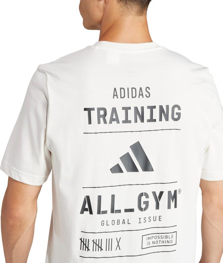 adidas adidas Training CAT T-Shirt Herren - chalk white - 5 | SportScheck