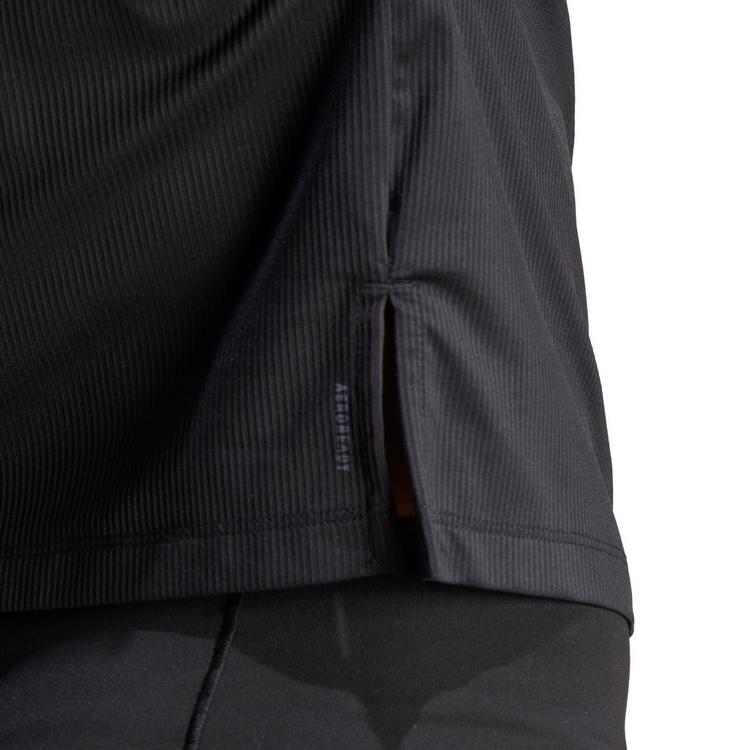 adidas adidas STUDIO Funktionsshirt Damen - black-grey six - 5 | SportScheck