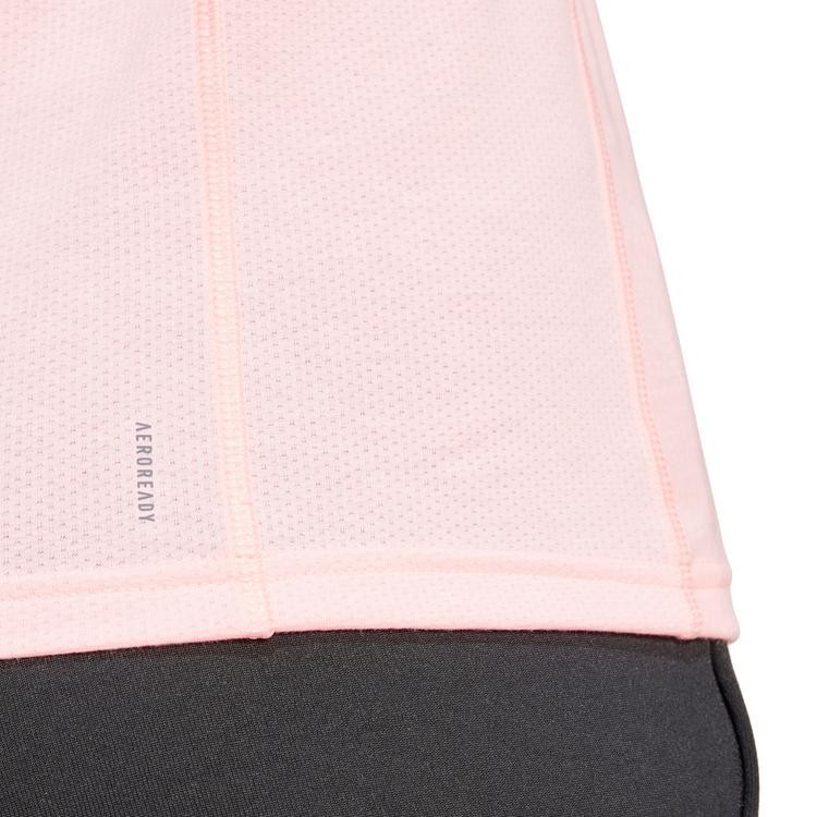 adidas adidas Training-Essentials Logo Funktionsshirt Damen - semi pink spark-pink spark - 5 | SportScheck