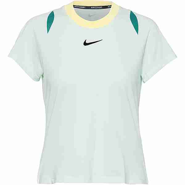Nike Advantage Tennisshirt Damen barely green-barely green-black