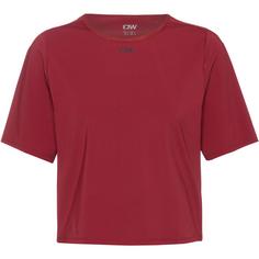 ICANIWILL Charge Croptop Damen blood red