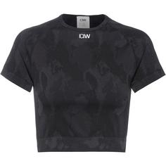 ICANIWILL Camo Funktionsshirt Damen black