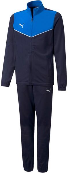 PUMA individualRISE Trainingsanzug Kinder electric blue lemonade-peacoat