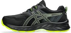 Rückansicht von ASICS GEL-VENTURE 9 WP Trailrunning Schuhe Herren black-cool matcha