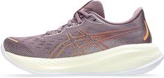 Rückansicht von ASICS GEL-CUMULUS 26 Laufschuhe Damen dusty mauve-faded orange