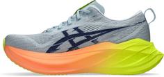 Rückansicht von ASICS SUPERBLAST 2 PARIS Laufschuhe cool grey-safety yellow