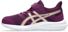 Rückansicht von ASICS JOLT 4 PS Laufschuhe Kinder deep mauve-champagne