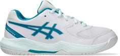 ASICS GEL-DEDICATE 8 GS Tennisschuhe Kinder white-teal blue