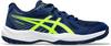 ASICS UPCOURT 6 GS Hallenschuhe Kinder - blue expanse-safety yellow