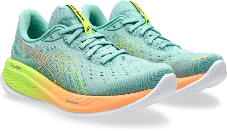 ASICS ASICS GEL-CUMULUS 26 PARIS Laufschuhe Damen - light celadon-safety yellow - 4 | SportScheck