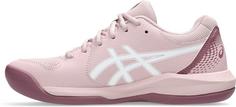 Rückansicht von ASICS GEL-DEDICATE 8 INDOOR Tennisschuhe Damen watershed rose-white