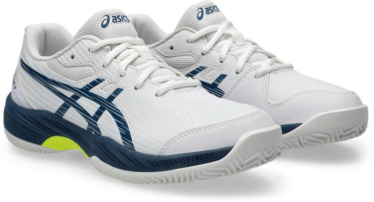 ASICS ASICS GEL-GAME 9 GS CLAY Tennisschuhe Kinder - white-mako blue - 4 | SportScheck