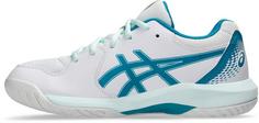 Rückansicht von ASICS GEL-DEDICATE 8 GS Tennisschuhe Kinder white-teal blue