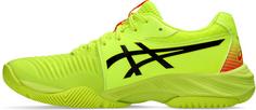 Rückansicht von ASICS NETBURNER BALLISTIC FF 3 Hallenschuhe Herren safety yellow-black