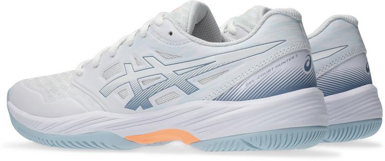 ASICS ASICS GEL-COURT 3 Hallenschuhe Damen - white-grey blue - 3 | SportScheck