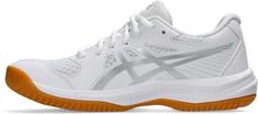 Rückansicht von ASICS UPCOURT 6 Hallenschuhe Damen white-pure silver