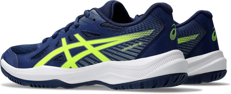 ASICS ASICS UPCOURT 6 GS Hallenschuhe Kinder - blue expanse-safety yellow - 3 | SportScheck