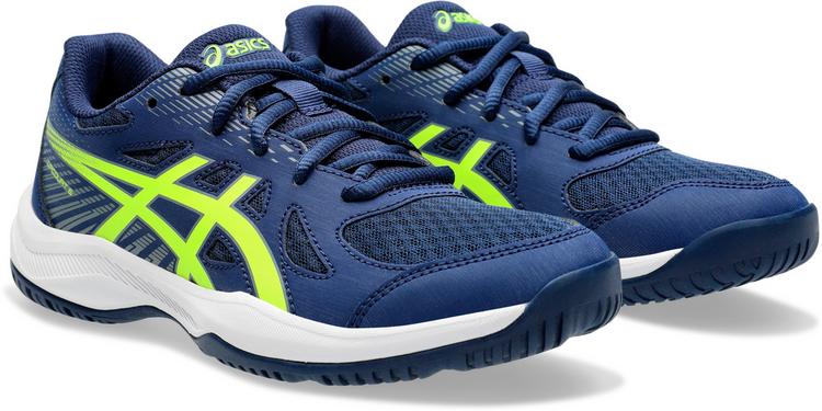 ASICS ASICS UPCOURT 6 GS Hallenschuhe Kinder - blue expanse-safety yellow - 4 | SportScheck