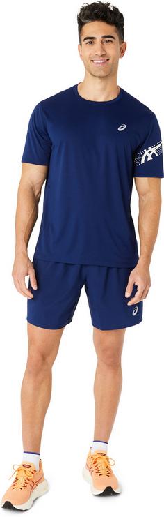 Rückansicht von ASICS IC Funktionsshirt Herren blue expanse birch