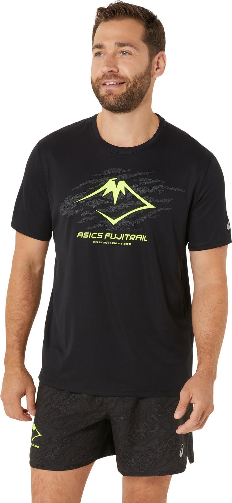 ASICS ASICS FUJITRAIL Funktionsshirt Herren - performance black-carbon-safety yellow - 2 | SportScheck