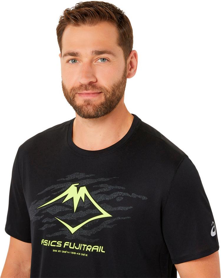 ASICS ASICS FUJITRAIL Funktionsshirt Herren - performance black-carbon-safety yellow - 4 | SportScheck