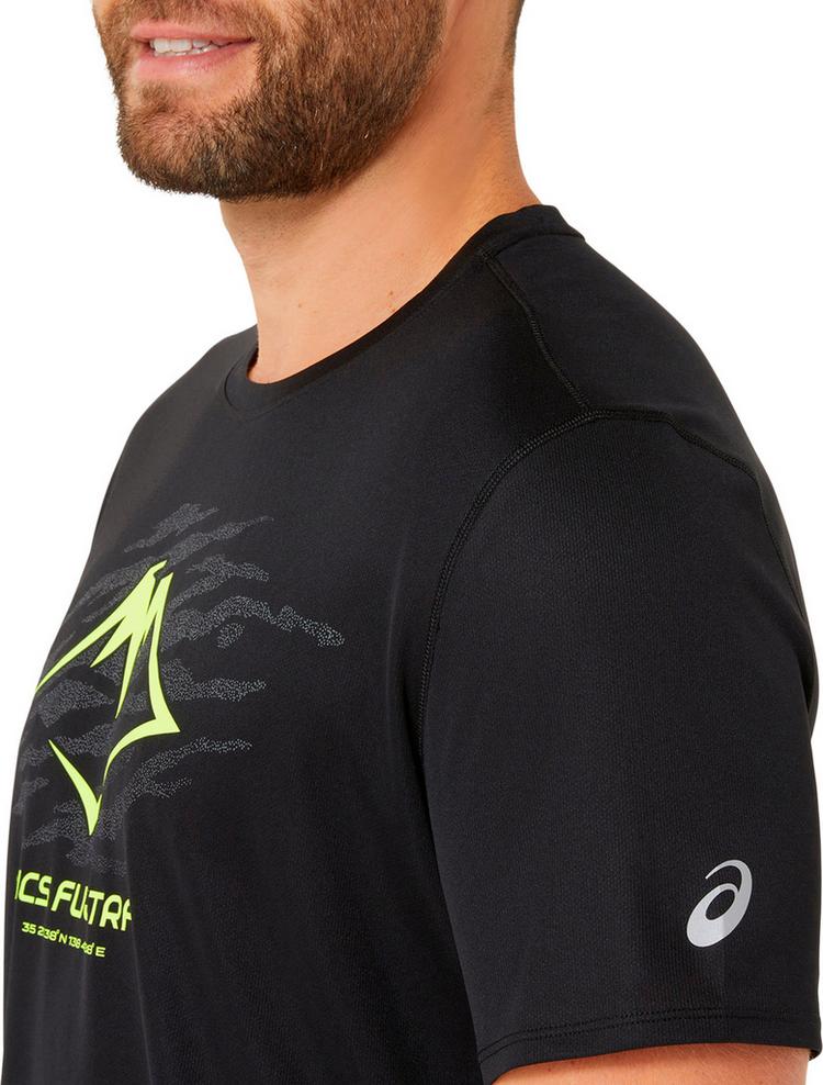 ASICS ASICS FUJITRAIL Funktionsshirt Herren - performance black-carbon-safety yellow - 5 | SportScheck