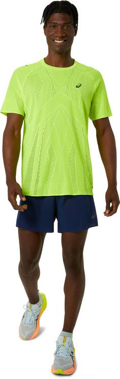 Rückansicht von ASICS METARUN Funktionsshirt Herren safety yellow