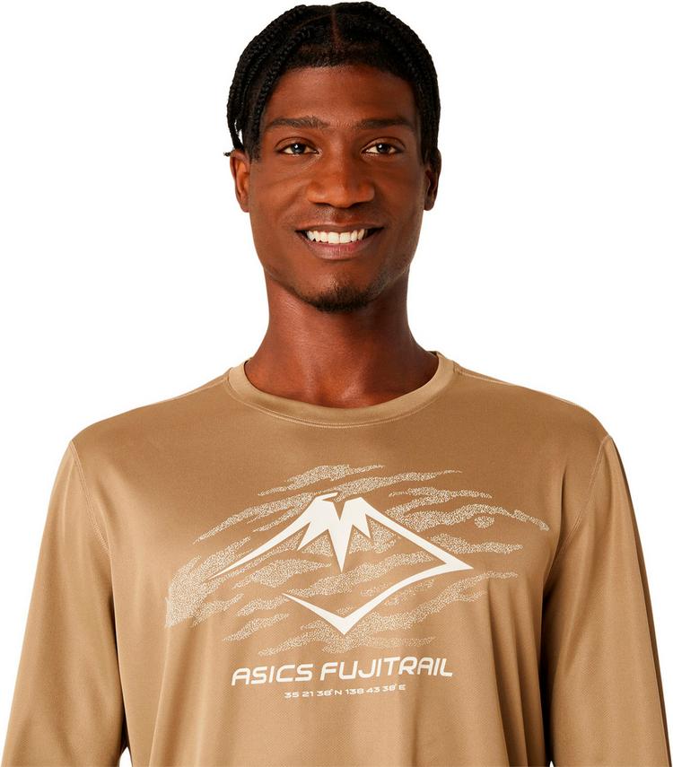 ASICS ASICS FUJITRAIL Funktionsshirt Herren - pepper-feather grey-oatmeal - 4 | SportScheck