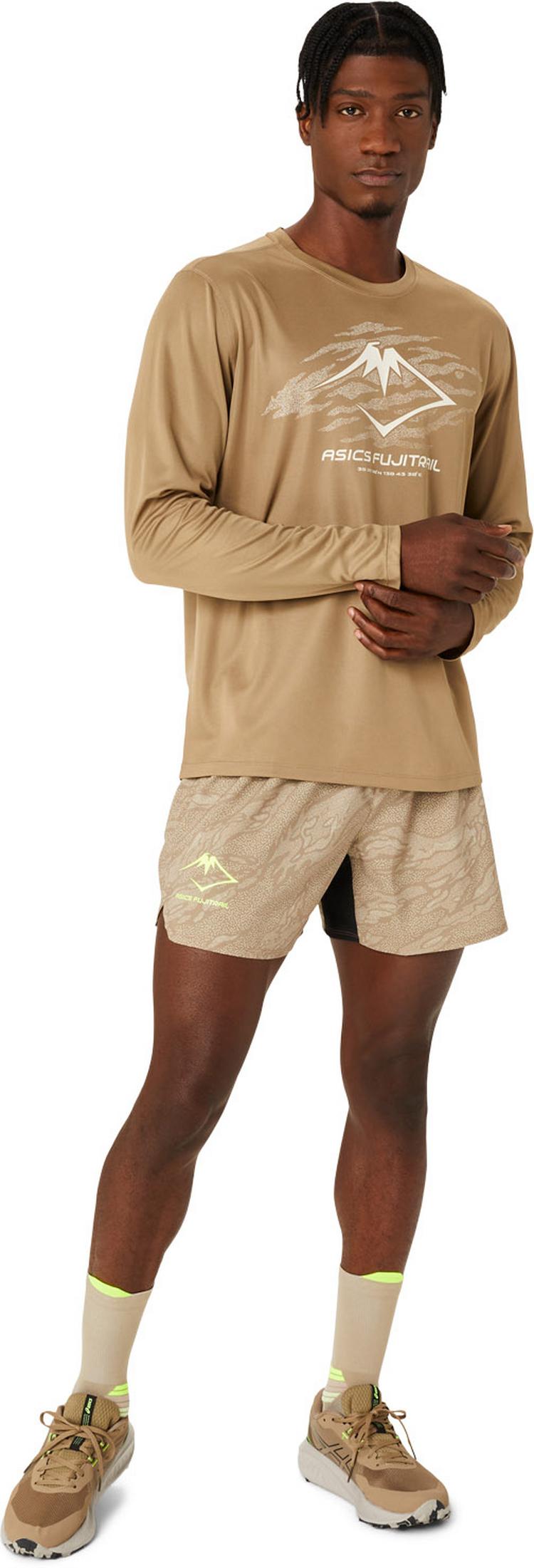 ASICS ASICS FUJITRAIL Funktionsshirt Herren - pepper-feather grey-oatmeal - 0 | SportScheck