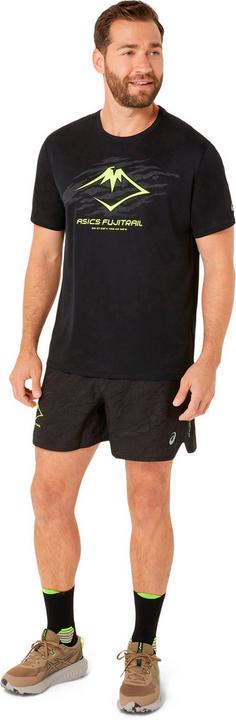 Rückansicht von ASICS FUJITRAIL Funktionsshorts Herren performance black