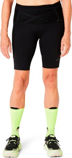 Rückansicht von ASICS FUJITRAIL Lauftights Damen performance black