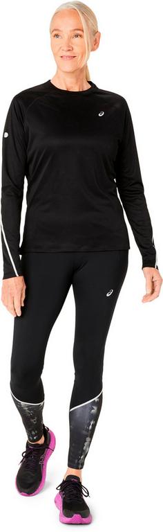 Rückansicht von ASICS ROAD LITE-SHOW Funktionsshirt Damen performance black