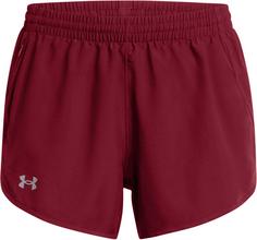 Under Armour Fly By 3 Laufshorts Damen cardinal cardinal reflective