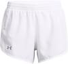 Under Armour UA FLY BY 3 SHORTS Laufshorts Damen - white - white - reflective
