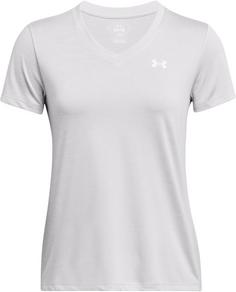 Under Armour TECH SSV- TWIST Funktionsshirt Damen halo gray