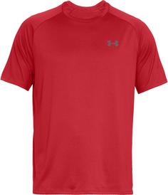 Under Armour Tech 2.0 SS Funktionsshirt Herren red