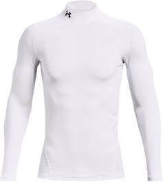 Under Armour ColdGear Armour Comp Mock Funktionsshirt Herren white